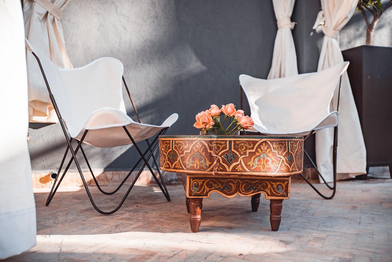 Ambre Epices Medina Riad Marrakesh Buitenkant foto Butterfly chair